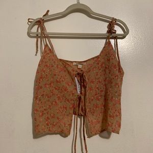 Pacsun Modern Renewal Tie Tank Top